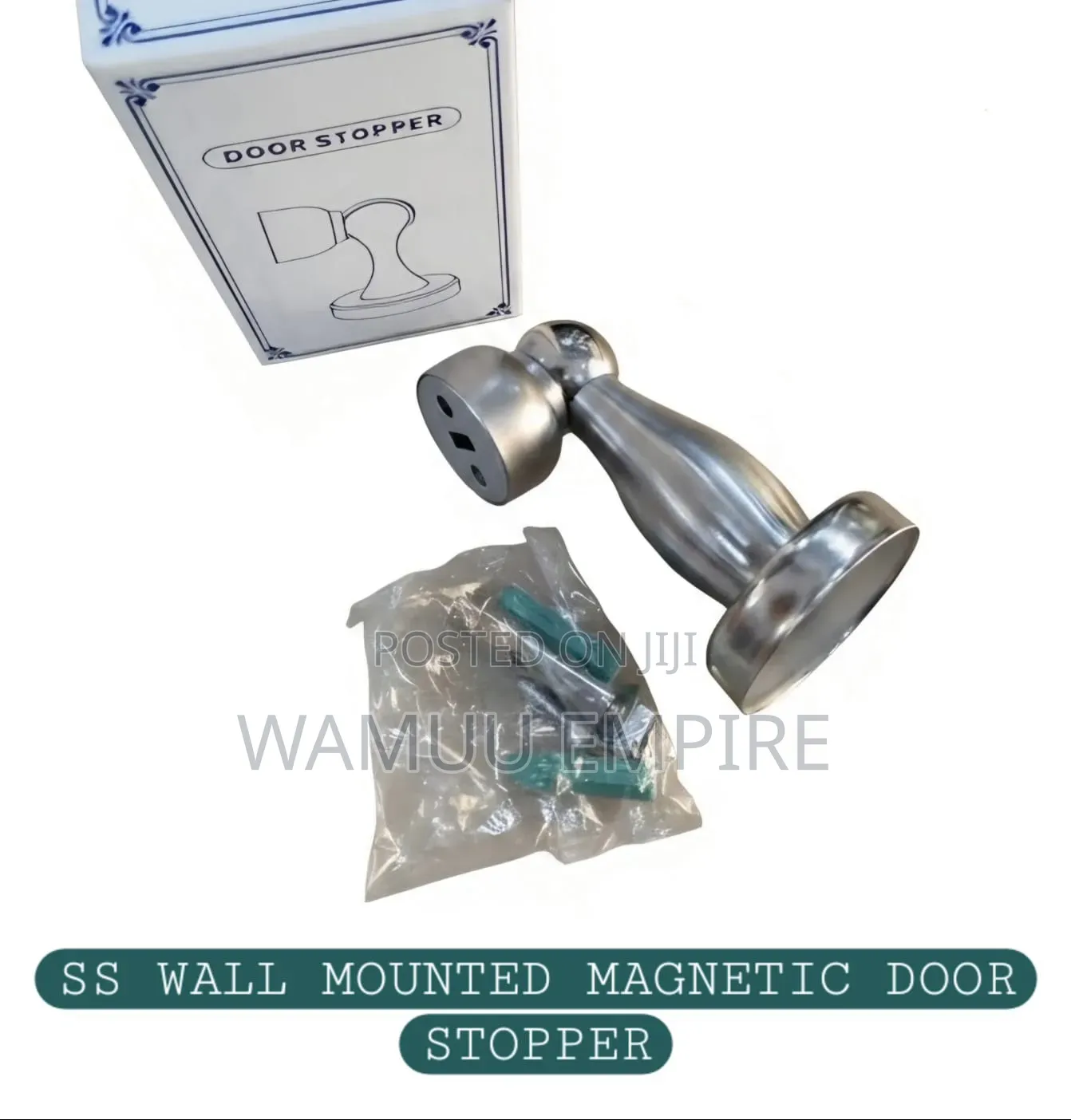 Wall-Mounted Magnetic Door Stopper