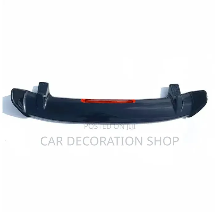 Black Universal Fit Spoiler With Brake Light