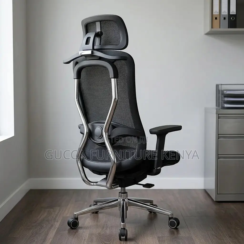 Modern Ergonomic Fabric Chair