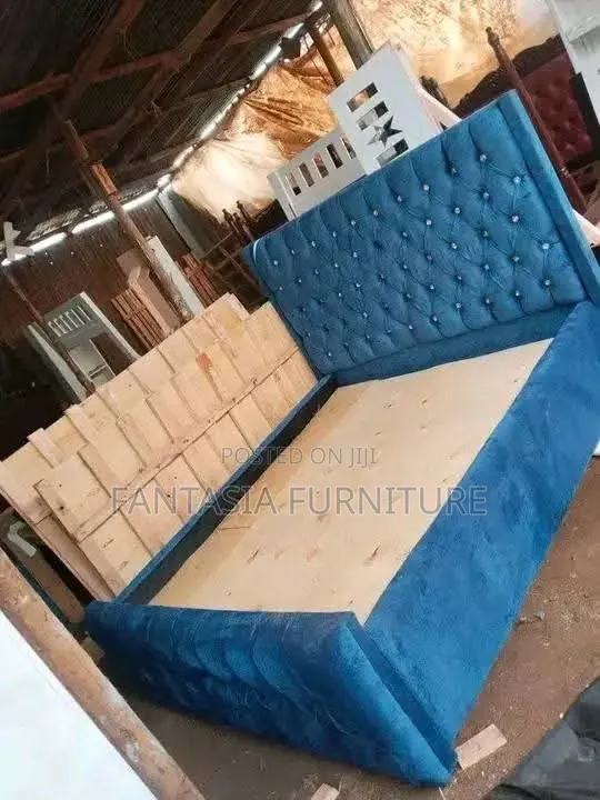 Blue 5 by 6 Bed + Free Delivery