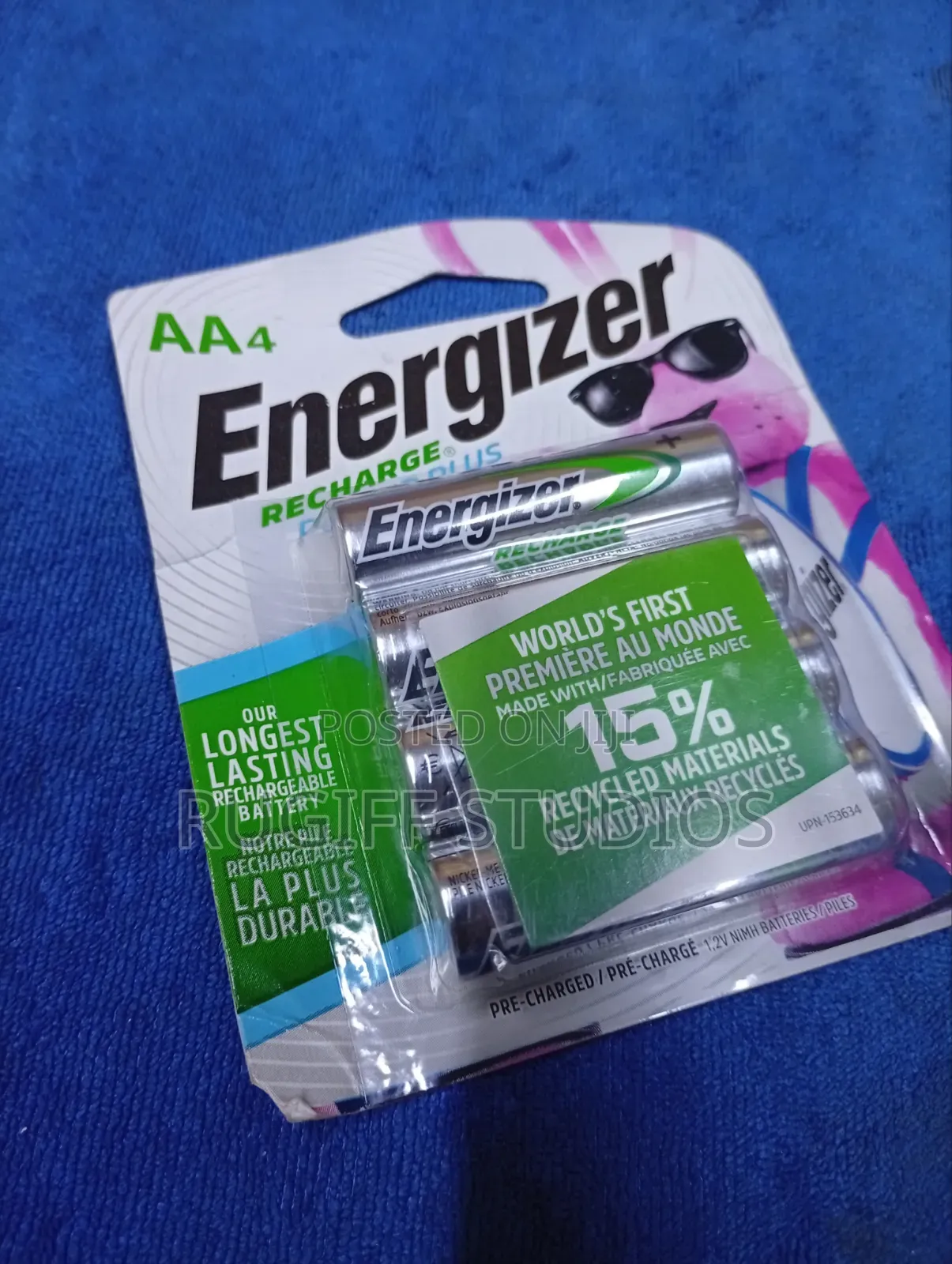 Rechargeable Energizer AA Battery 4pack
