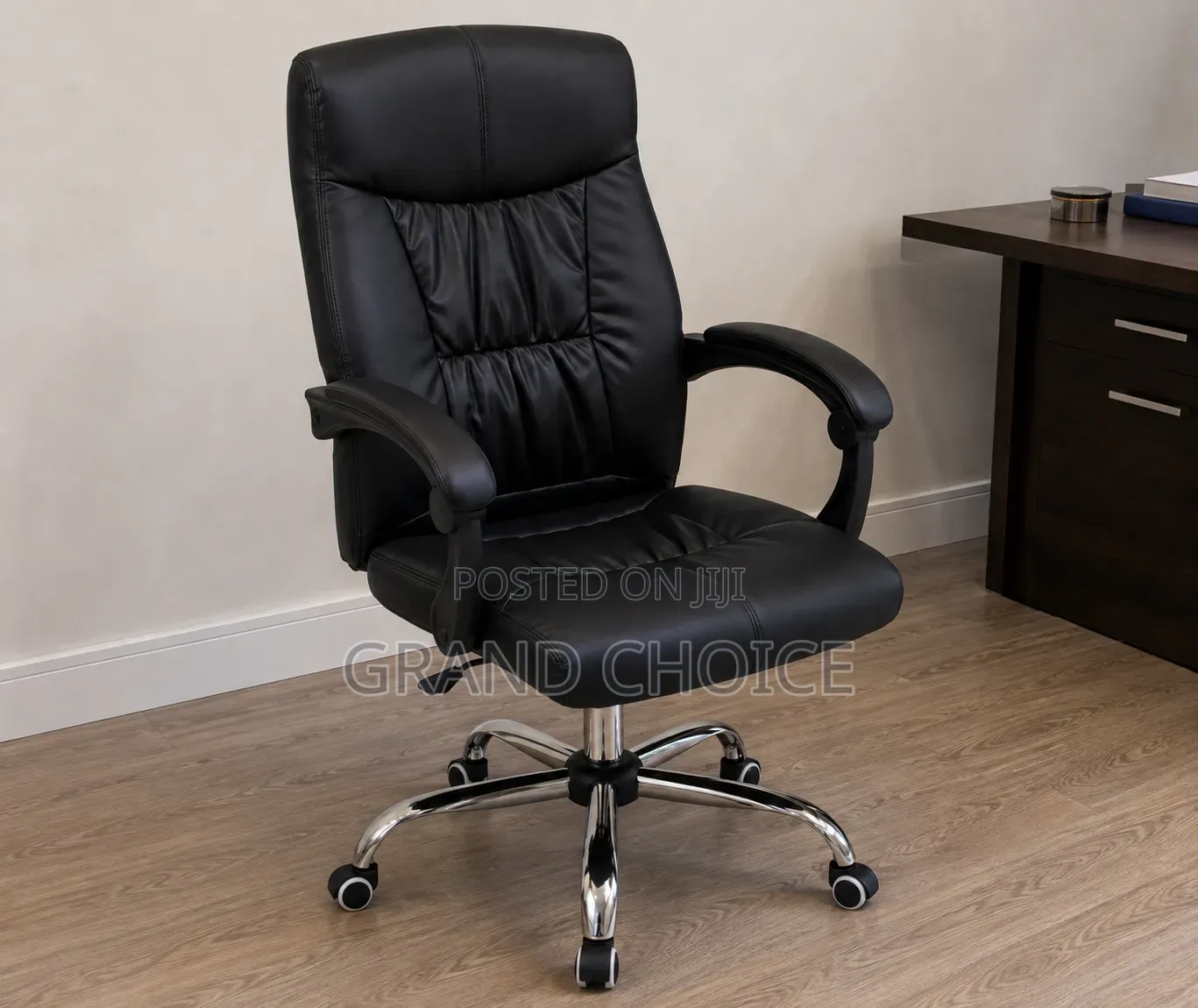 High Back Leather Manager Chair