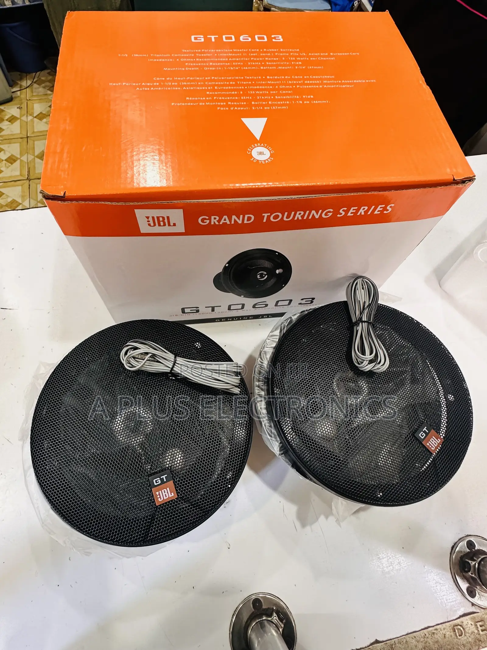 JBL 6 Inch Car Speaker Powerful Bass Audio System