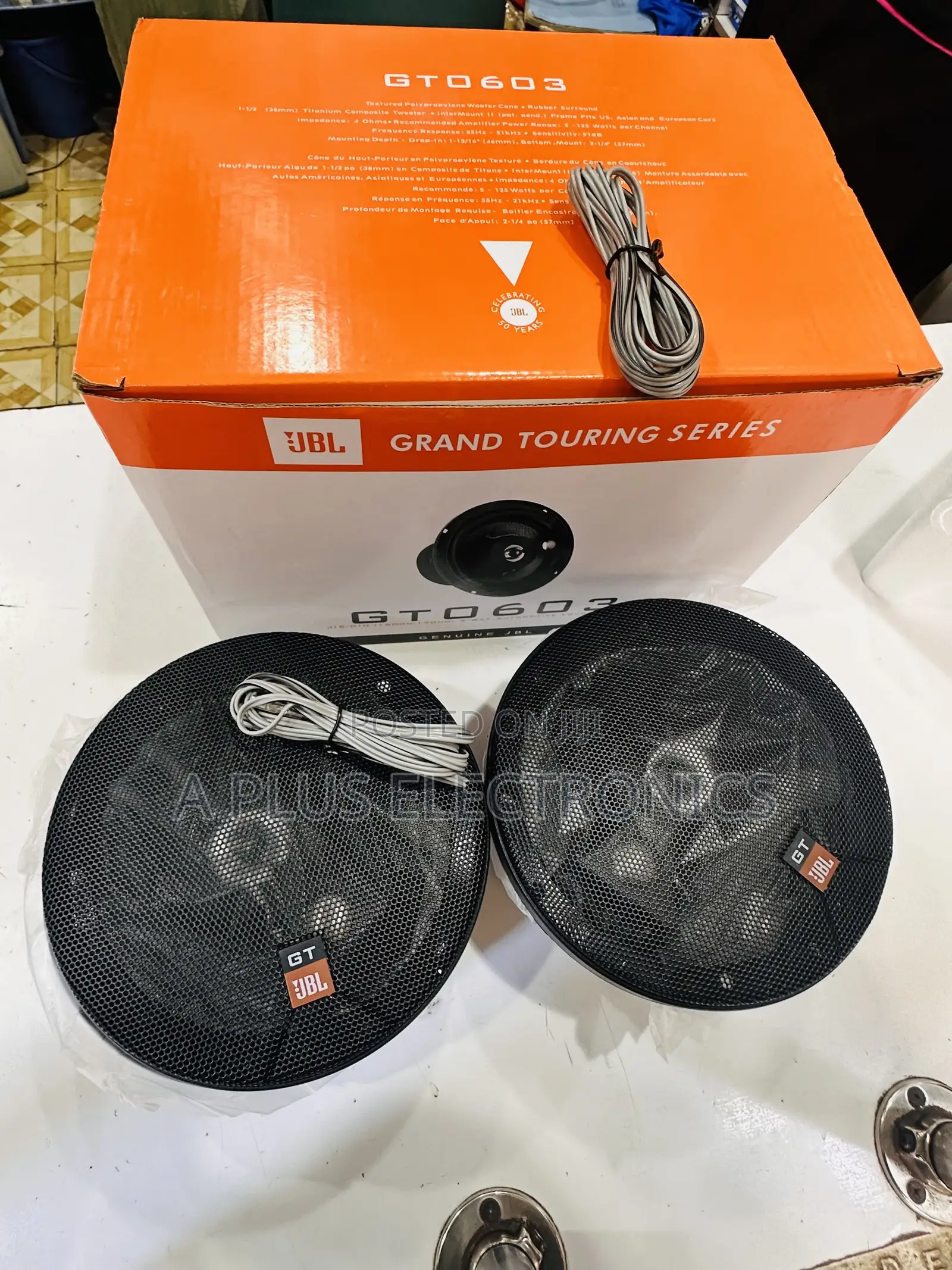 JBL 6 Inch Car Speaker Powerful Bass Audio System