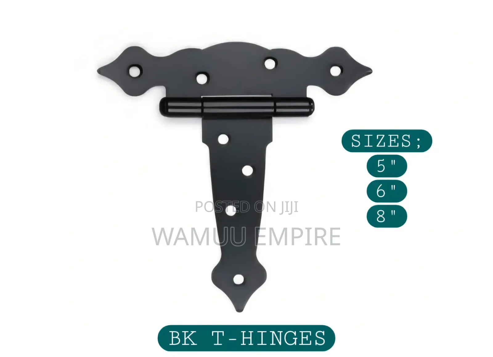 T-Strap Hinge Features a Classic Spear-End