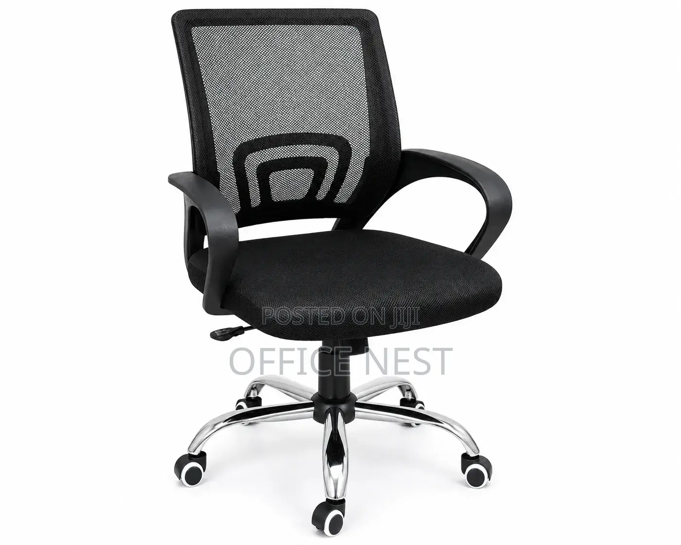 Adjustable Black Computer Study Chair