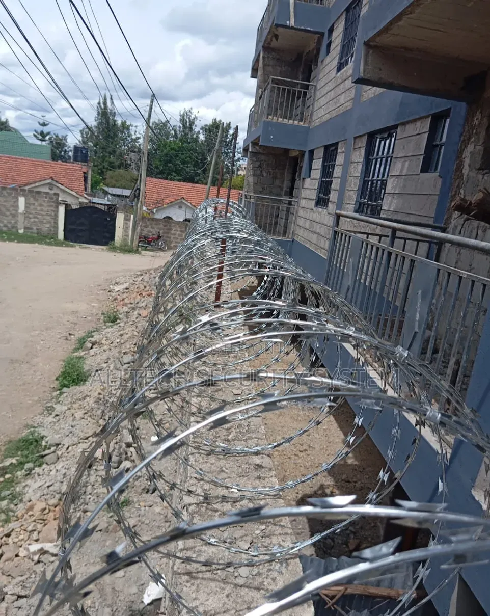 10 Meters Double Galvanized Silver Razors Wire
