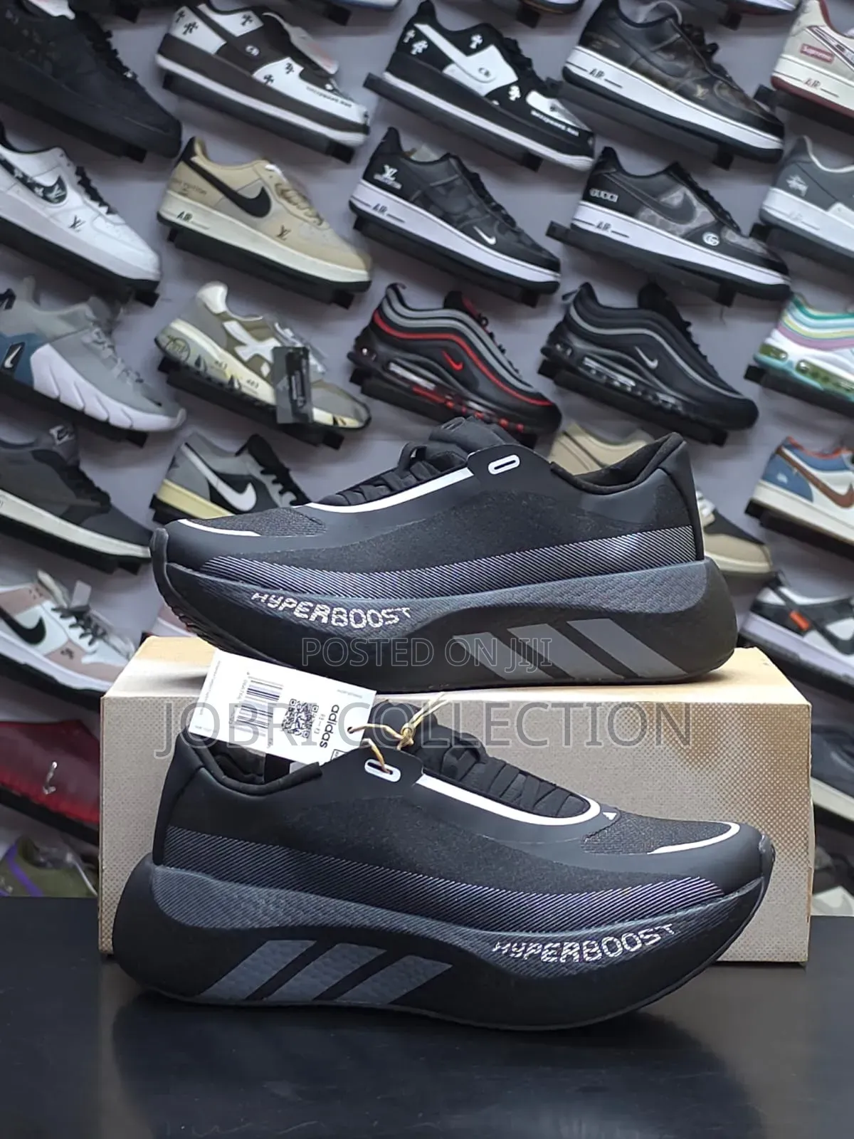 Adidas Hypeboost Edge Core Black Sneakers