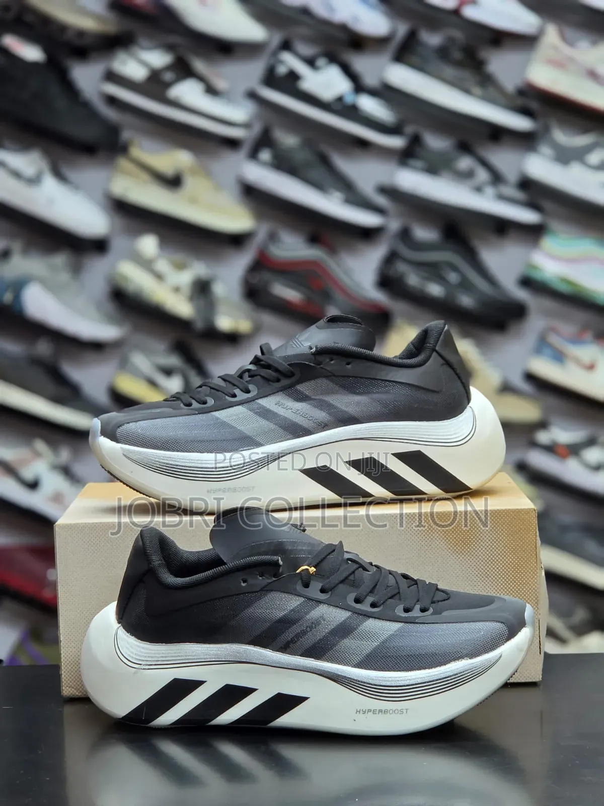 Adidas Hyperboost Euphoria LT Black White Sneakers