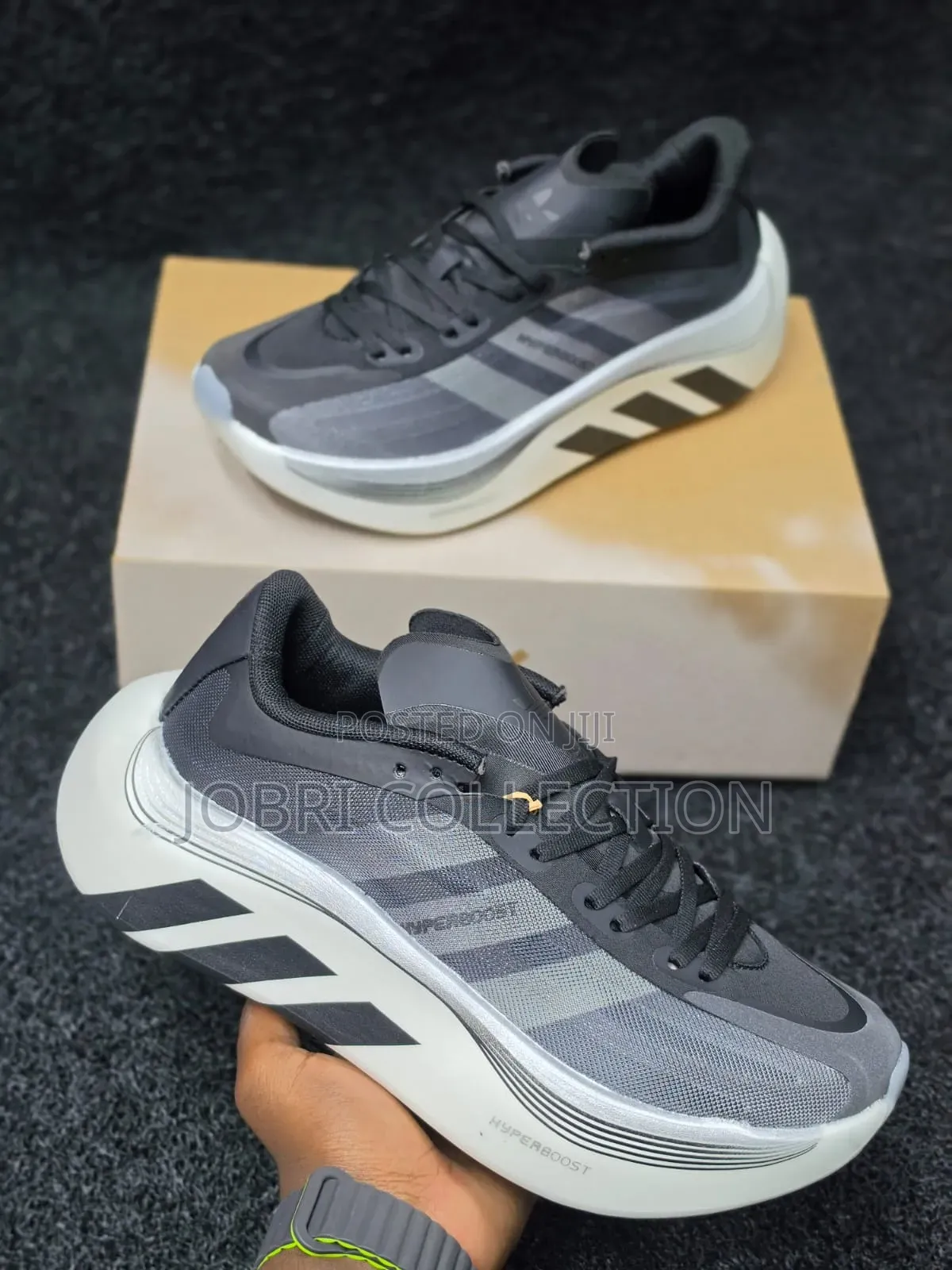 Adidas Hyperboost Euphoria LT Black White Sneakers