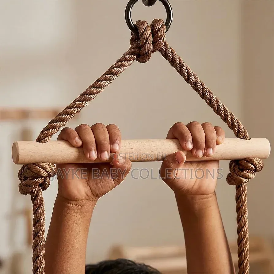 Kids Climbing Rope Ladder