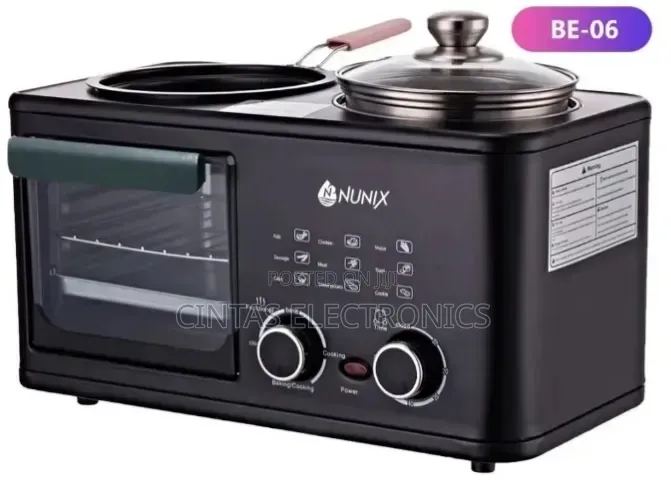 Nunix BE-06 3-in-1 Breakfast Maker