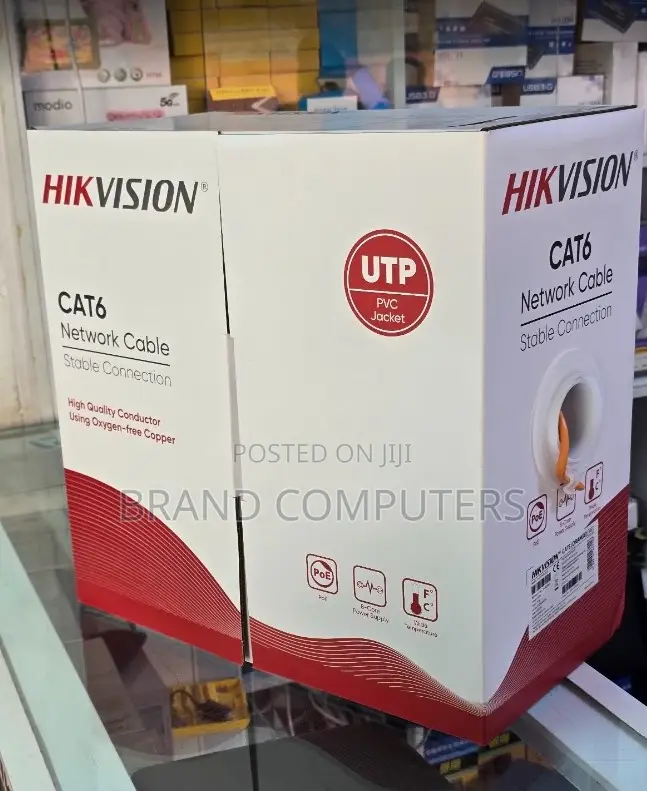 Hikvision Cat 6 Cable Full Copper-- 305 Meters