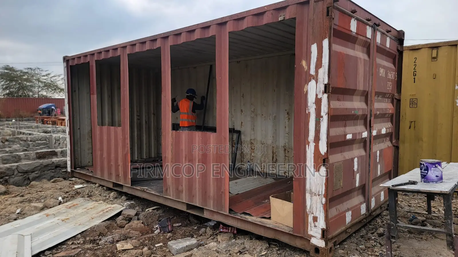 20ft Container Office Project in Progress