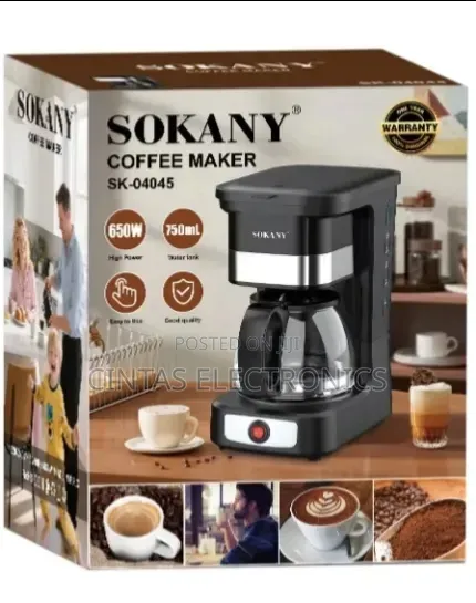 Sokany SK04045 750ml Coffee Maker