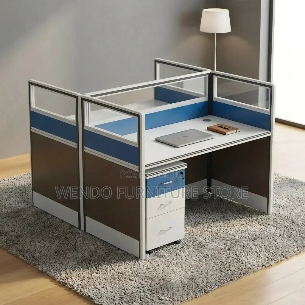 Office Workstation; Two Users Employees Practical Office Workstations
