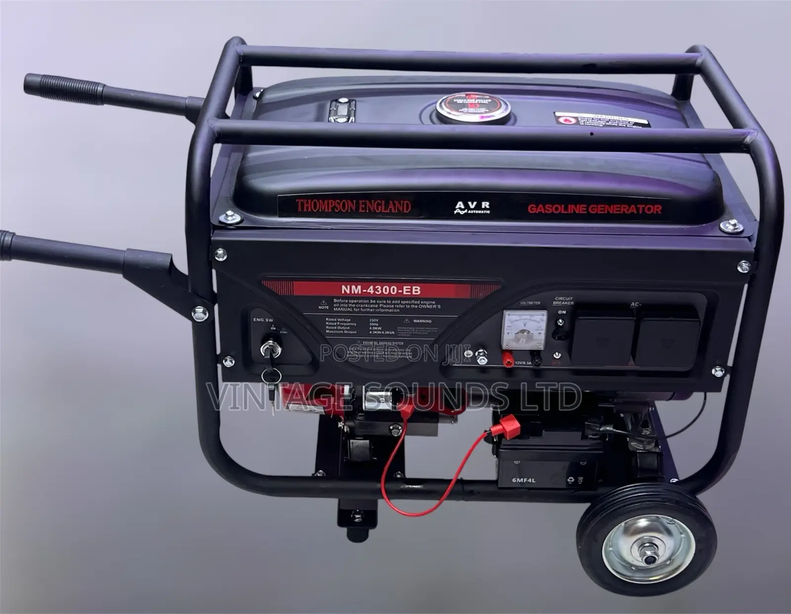 Thomson England 4.5 kVA Gasoline Generator NM-4300EB | Key Start 230V