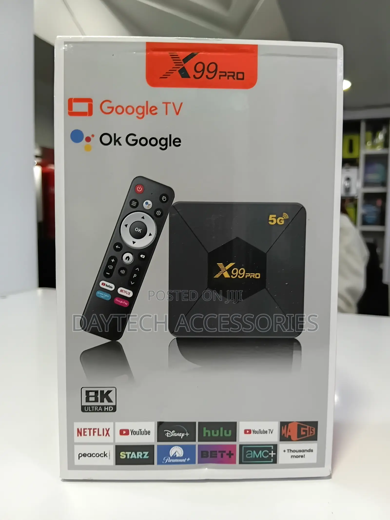 The X99 Pro Android TV Box Quad-Core Smart Media Player.