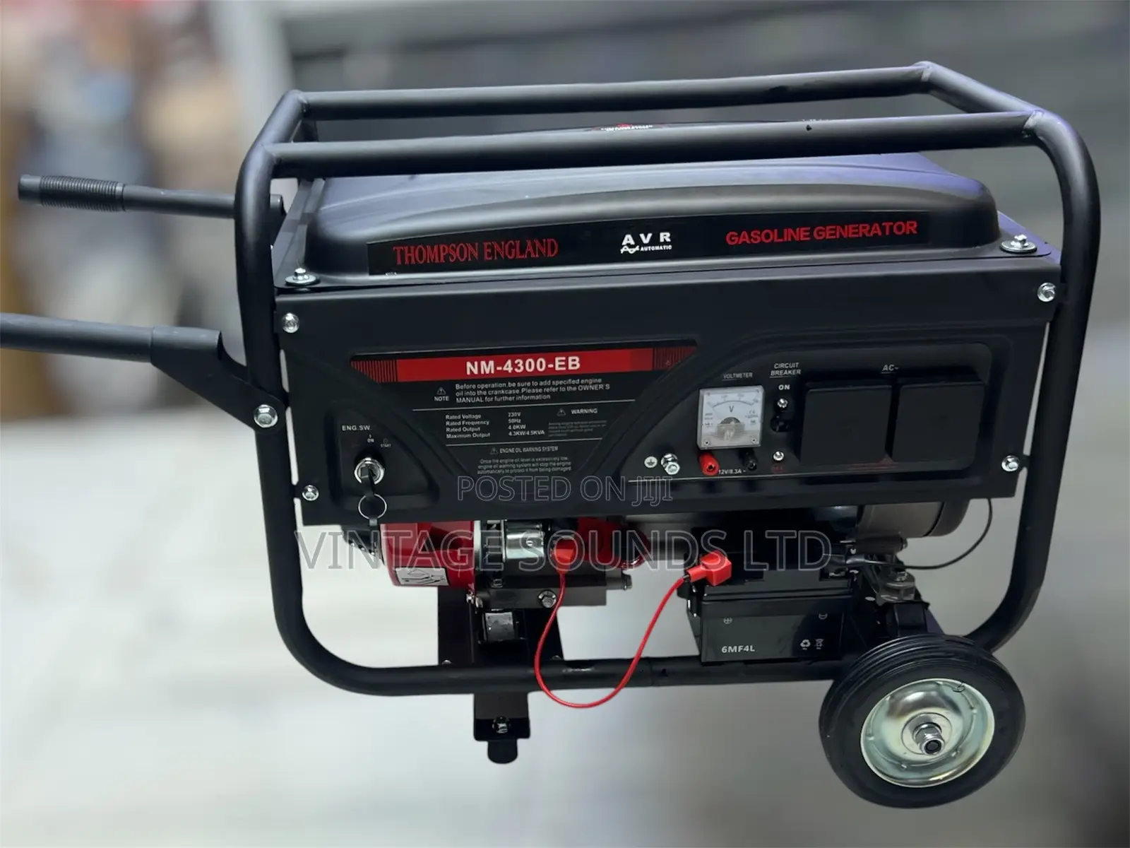 Thomson England 4.5kVA Heavy Duty Petrol Generator (Key Start, 230V