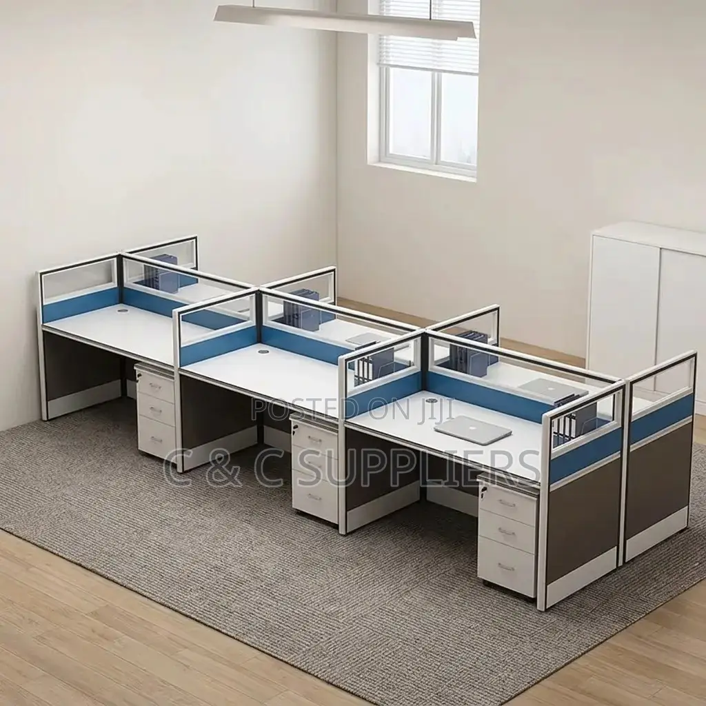 6-Way Imported Modular Workstation.