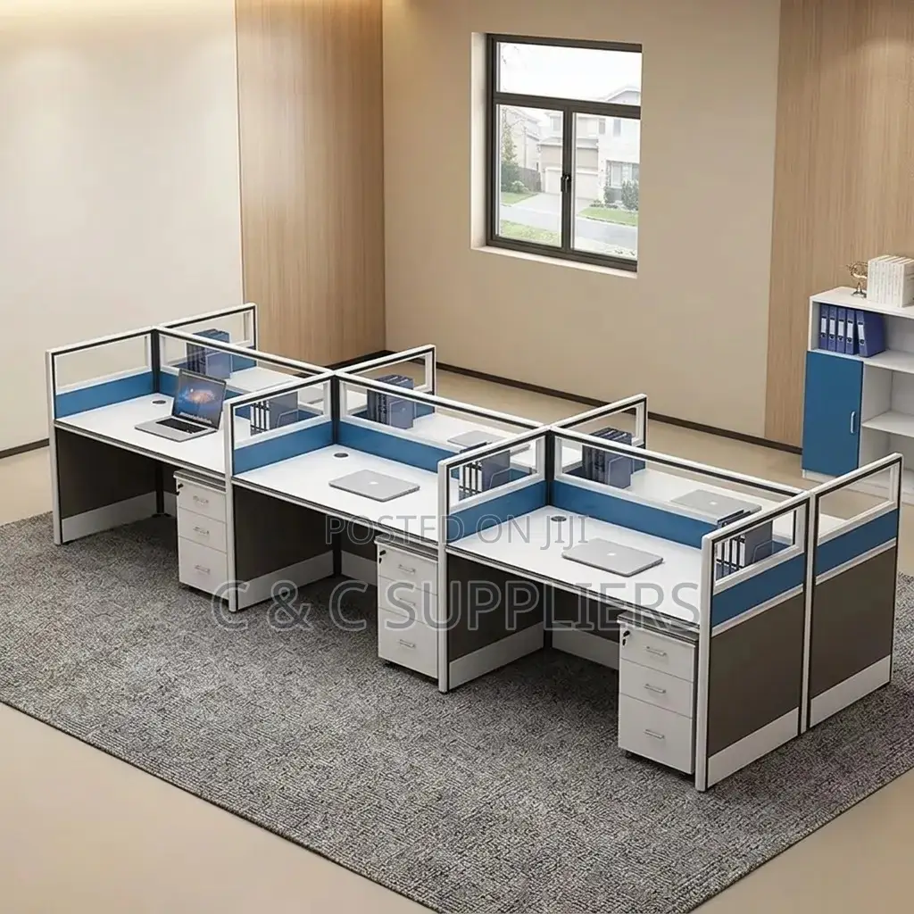 6-Way Imported Modular Workstation.