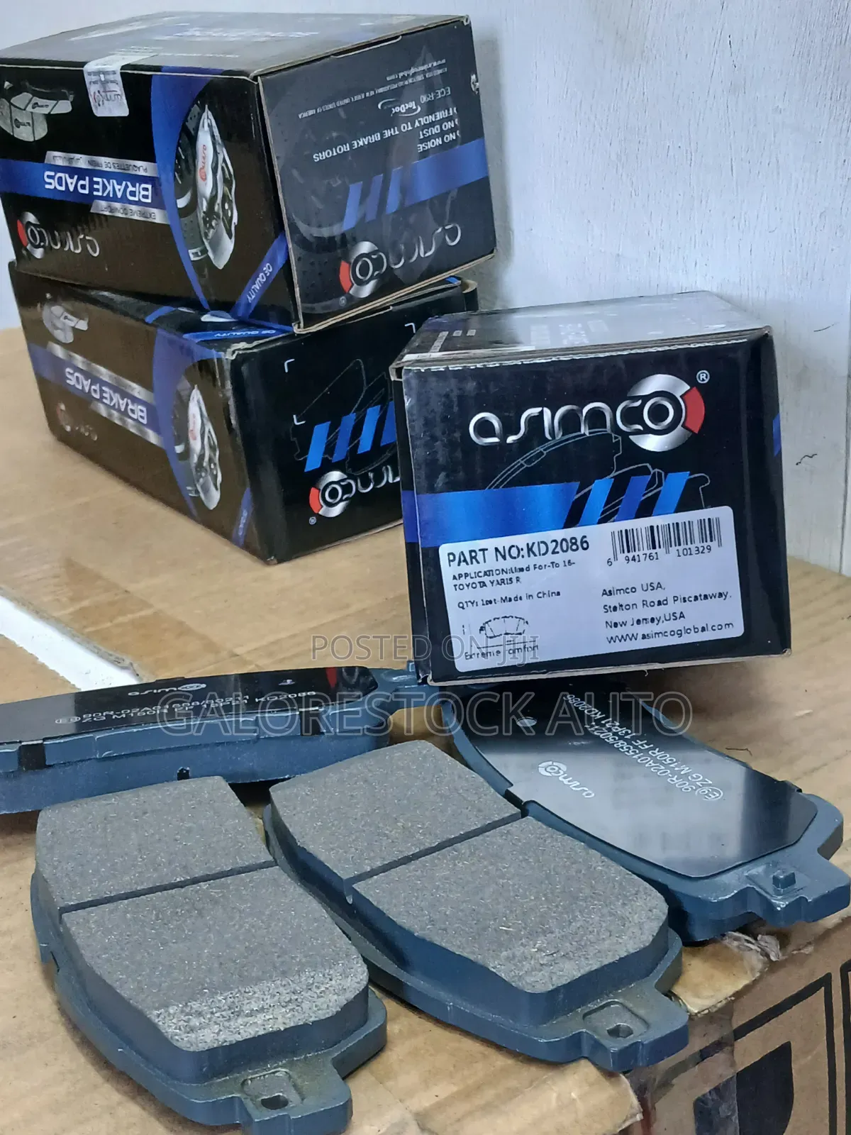 Kd 2086 Mazda Demio Dj, 2,toyota Yaris Nissan Kicks Asimco Pads