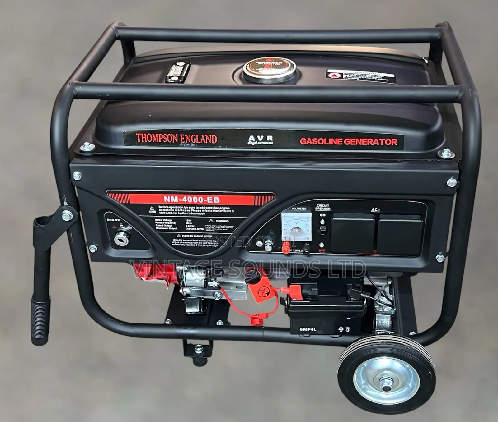 Thompson England NM-4000EB Petrol Generator – 4.0kVA, Key Start