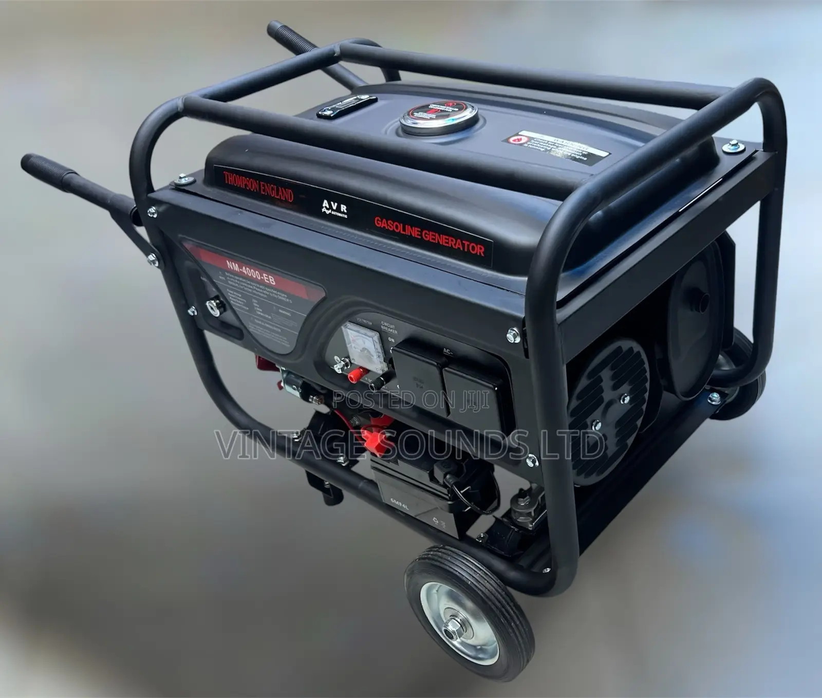 Thompson England 4.0kVA Gasoline Generator (NM-4000EB) With Wheels
