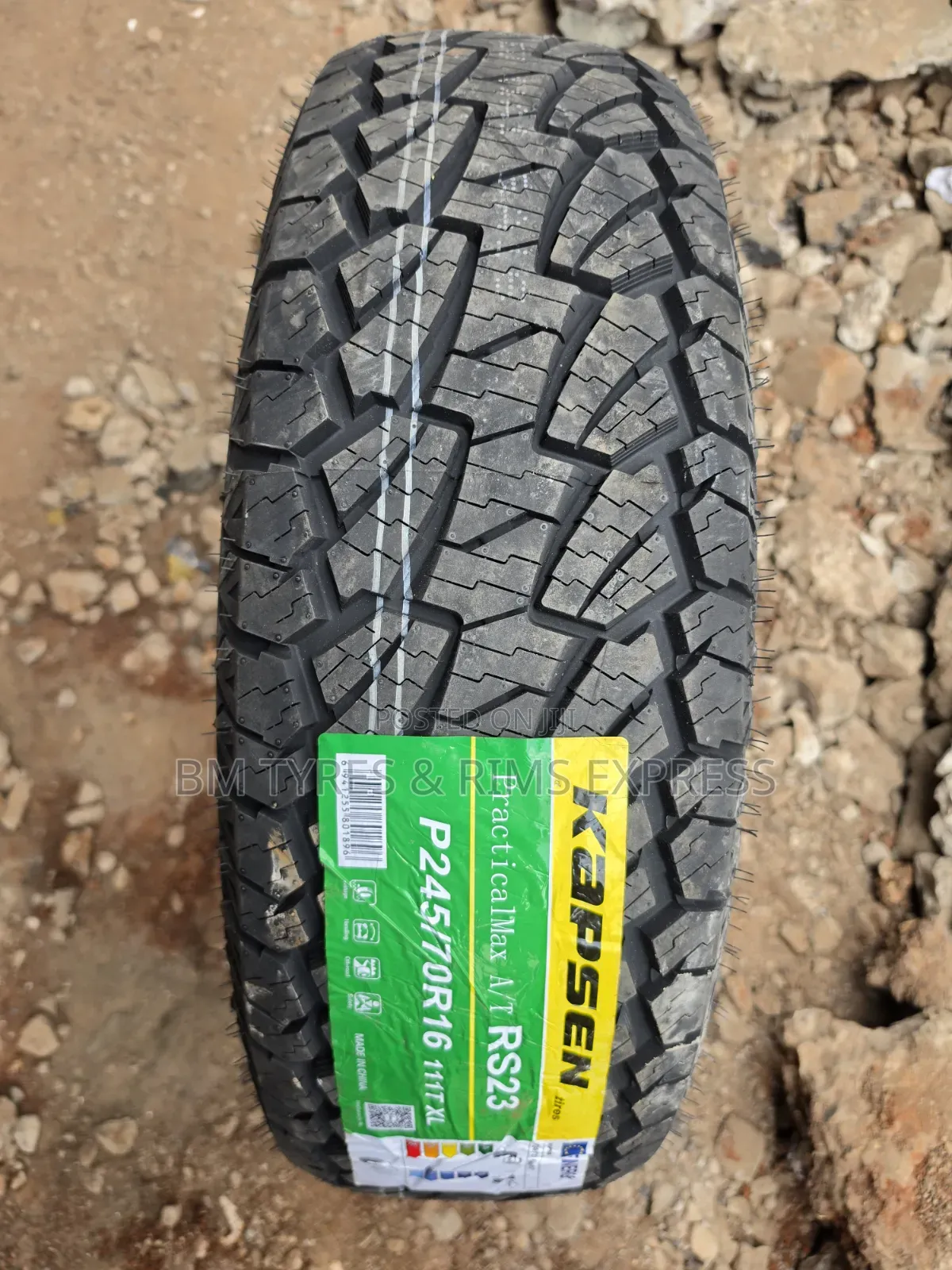 245 /70 R16 Kapsen Tires (Rs23)