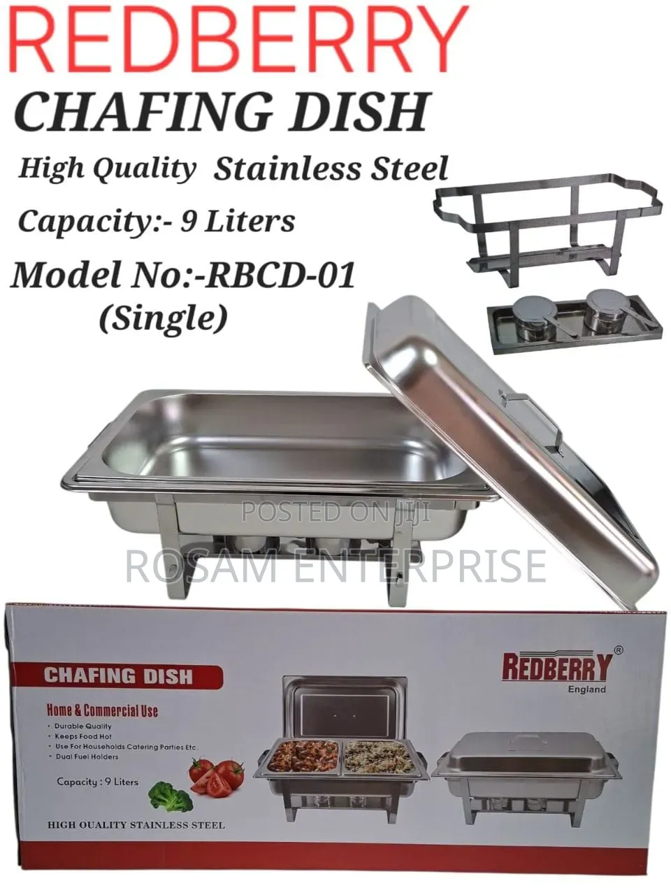 Single Redberry Chaffing Dish