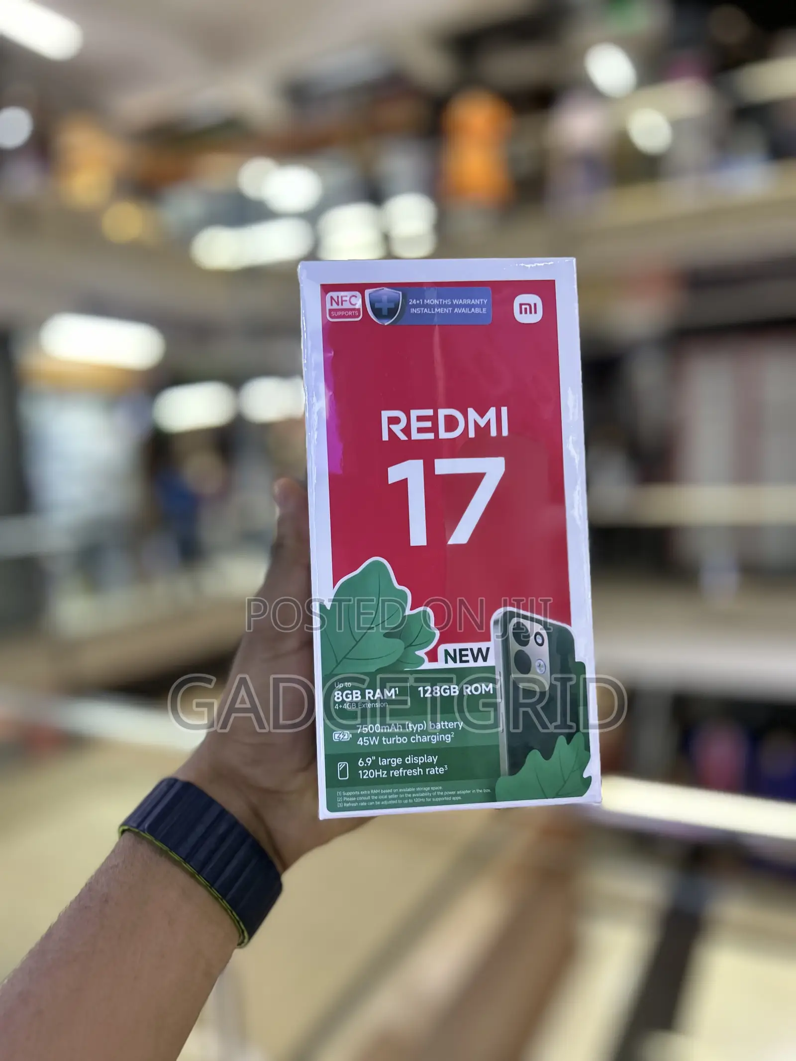 New Xiaomi Redmi 17 128 GB Black