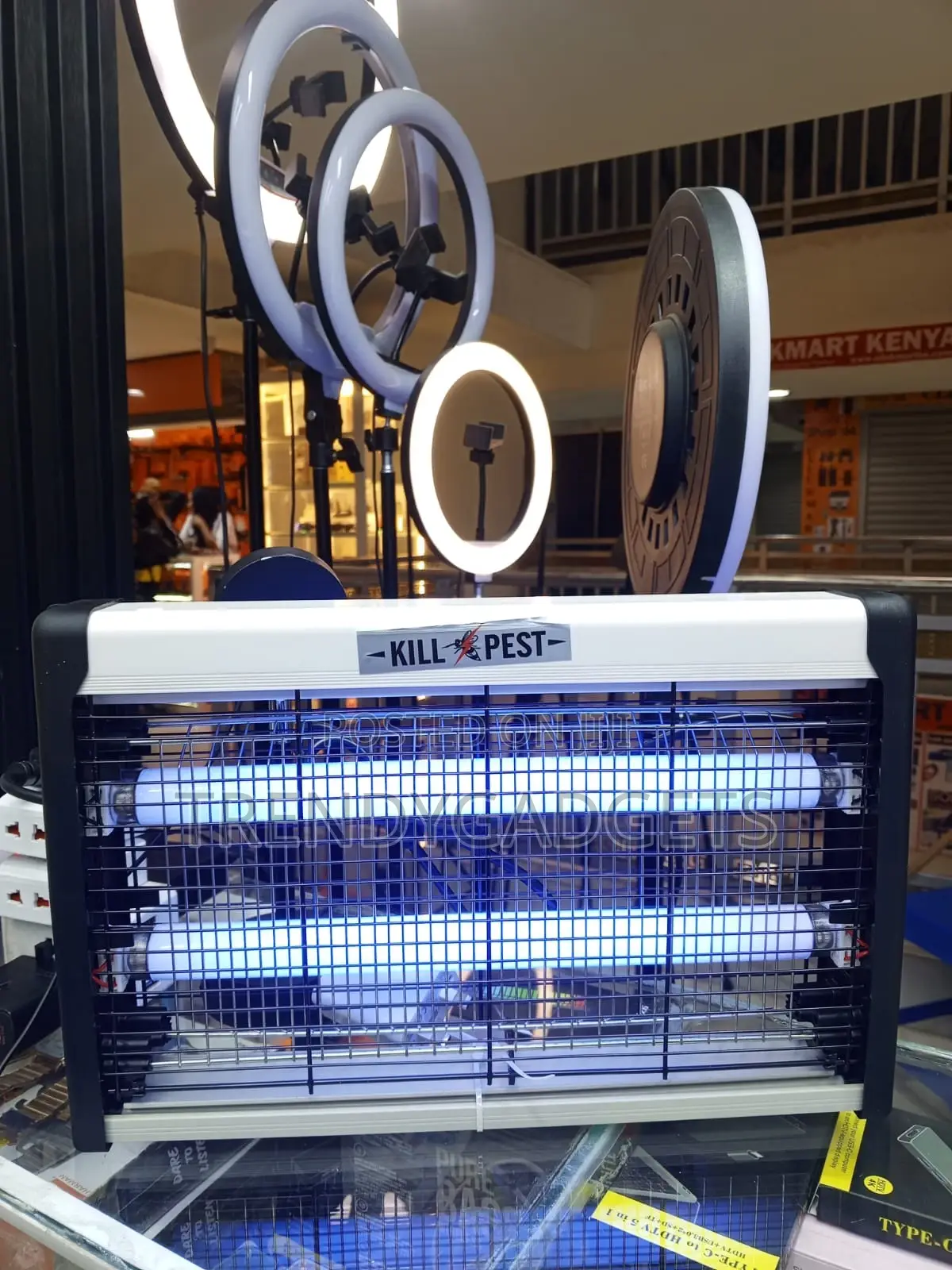 Powerful Electric Insect Killer With UV Light Safety Mesh