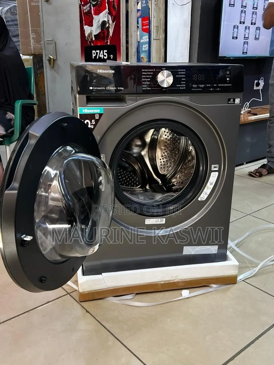 Hisense 10.5kg Inverted Motor Technology Washer Machine