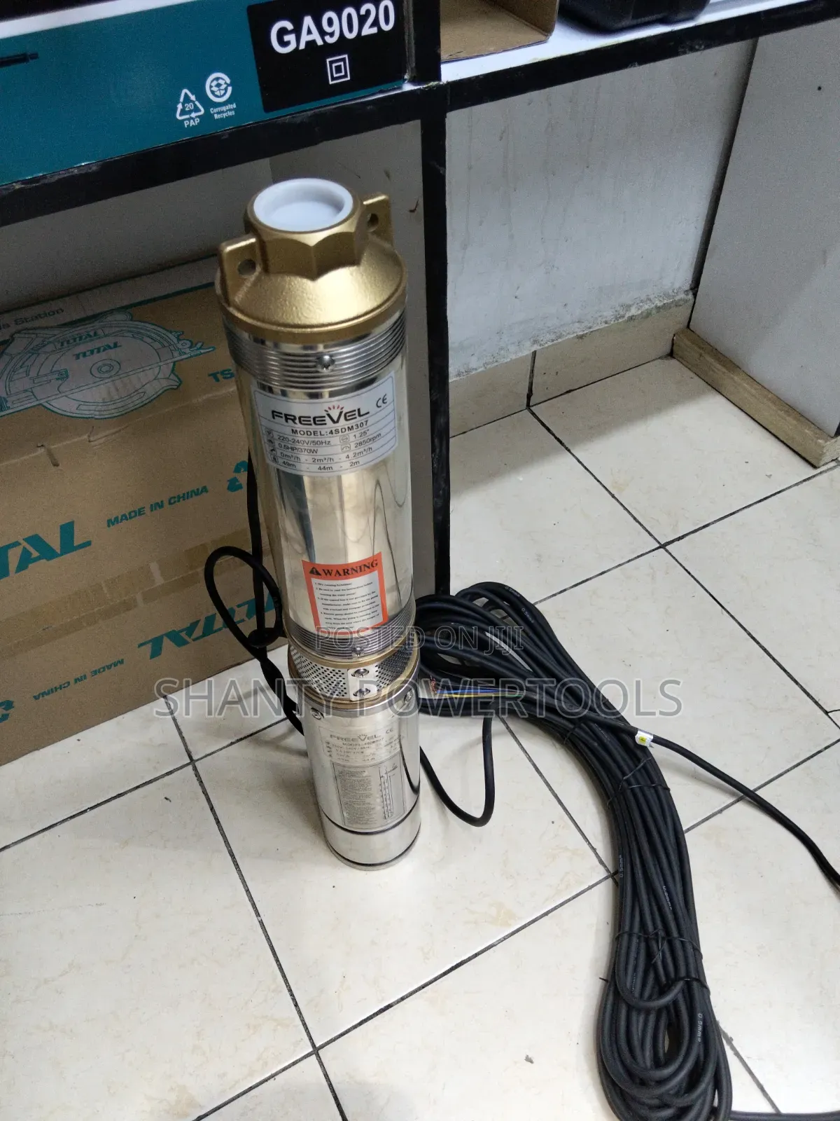 Submersible Water Pump 0.5hp 49m