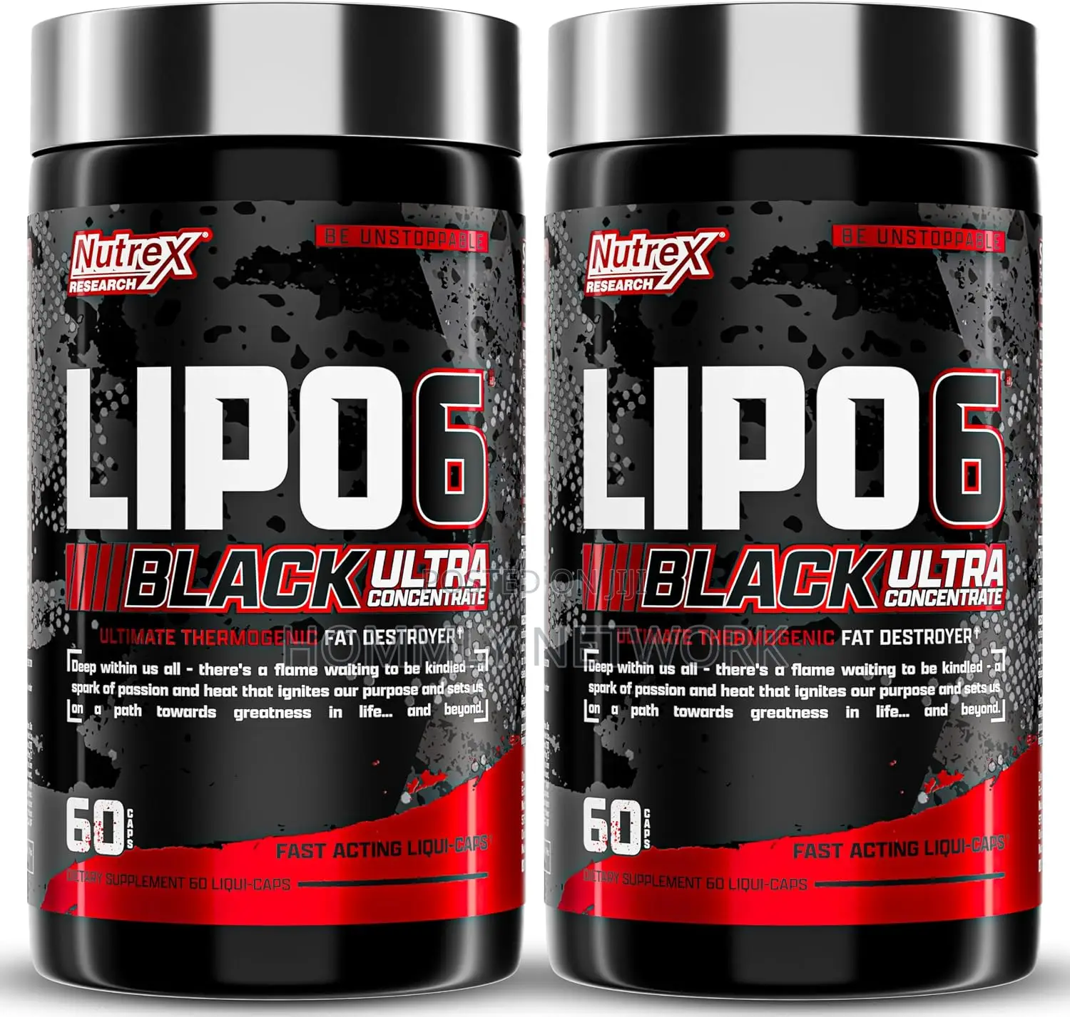 Lipo-6 Black Fat Burner Fast Acting Energy, Weight Loss Diet Pills