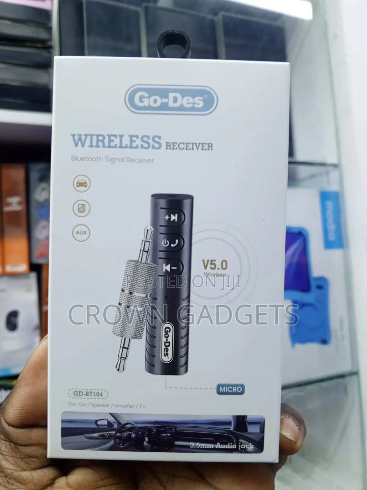 GD-BT104 Bluetooth 5.0 Music Receiver for Car Stereo Speakers
