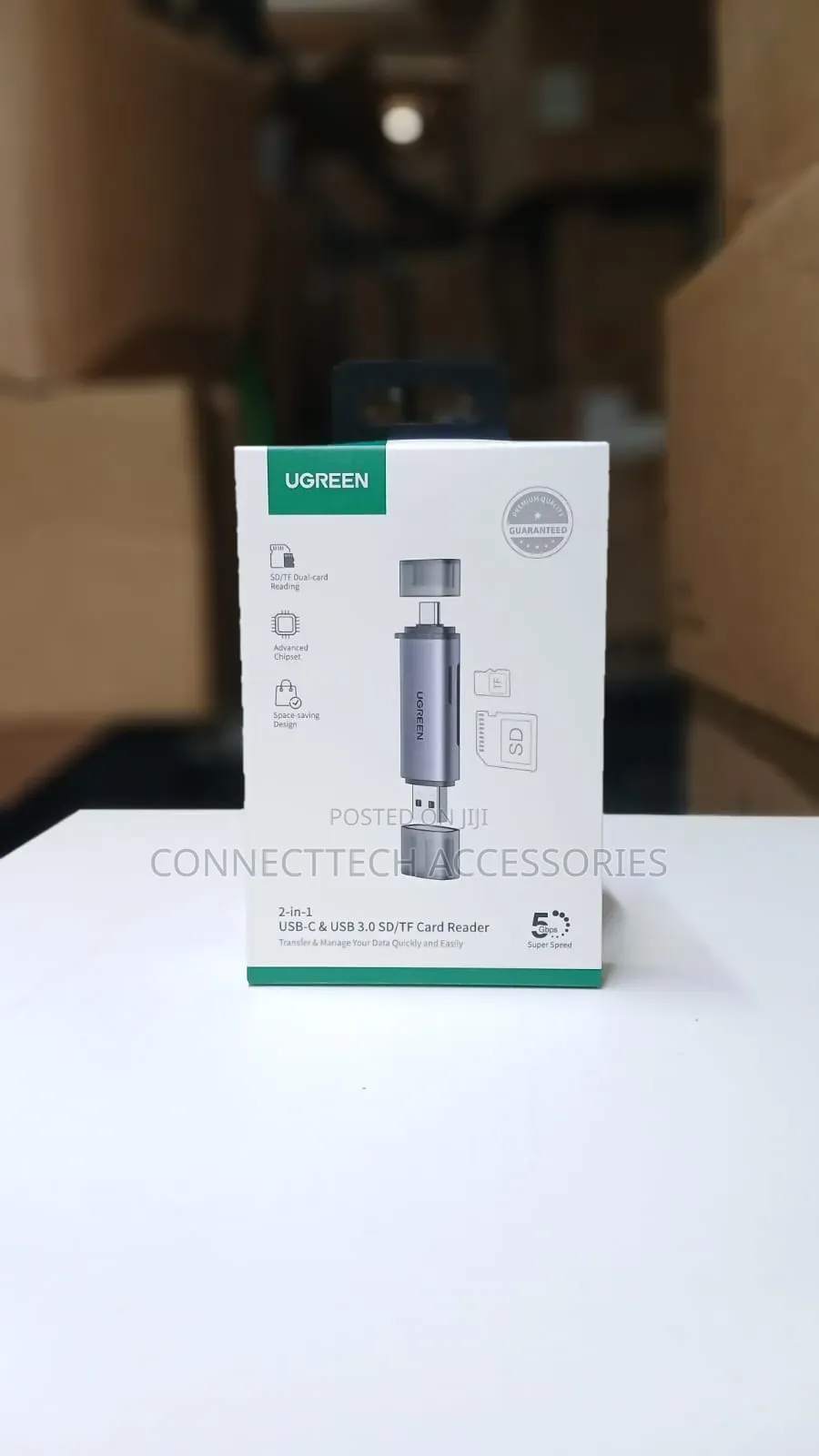 UGREEN 2-in-1 USB-C USB 3.0 SD/TF Card Reader