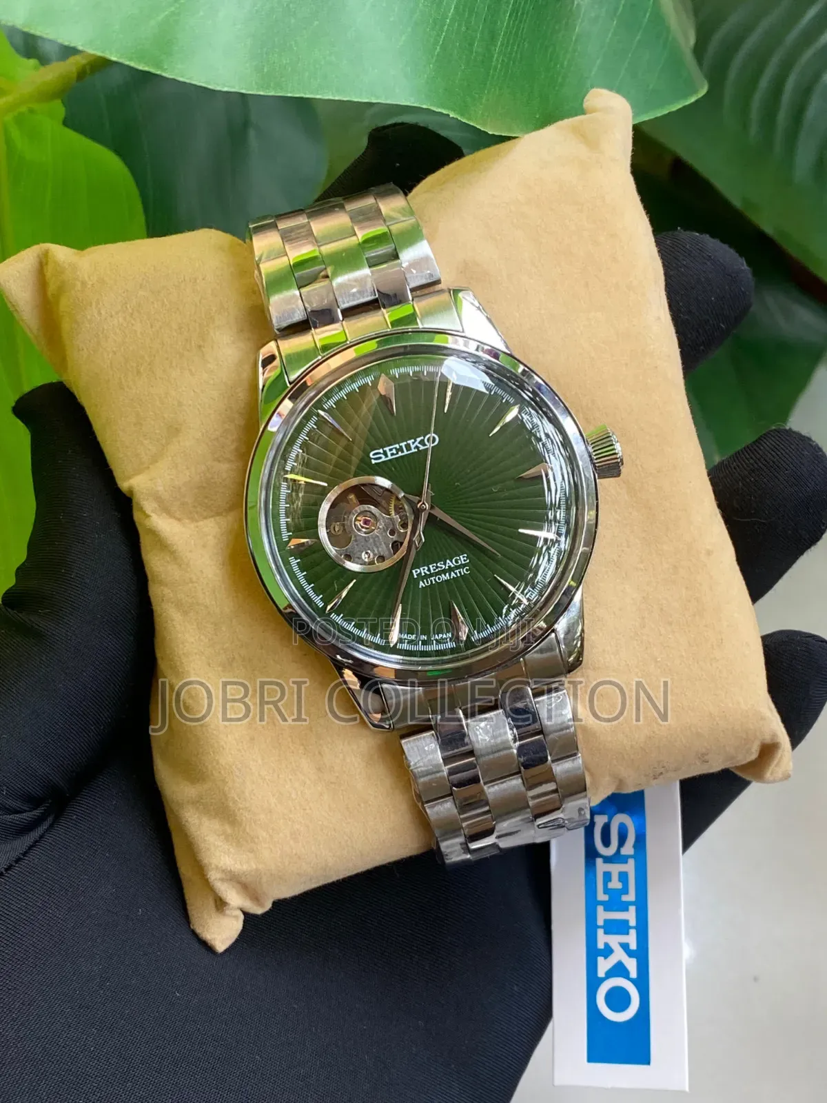 Black Face Seiko Presage Automatic Gents Watch