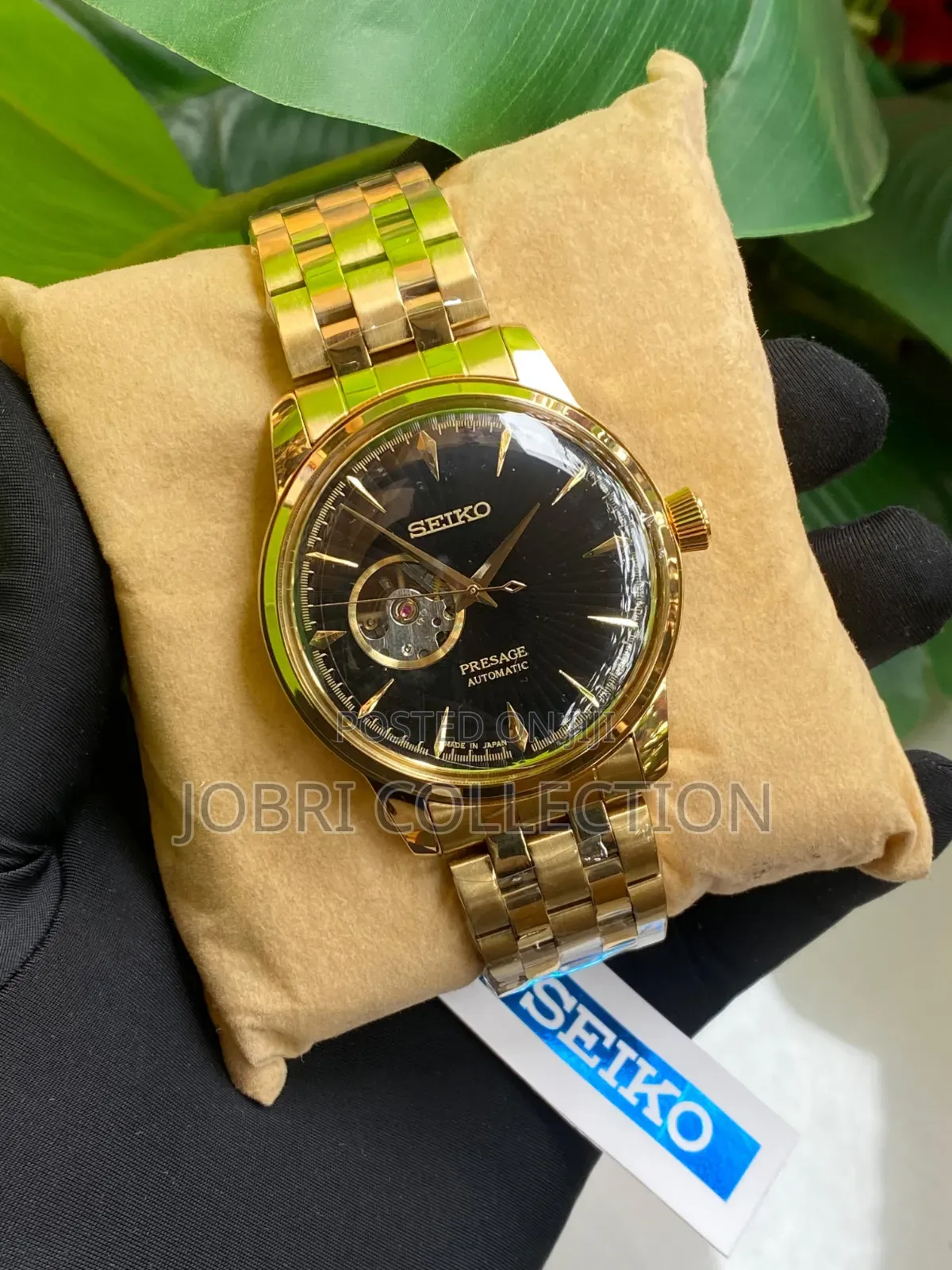 Black Face Seiko Presage Automatic Gents Watch