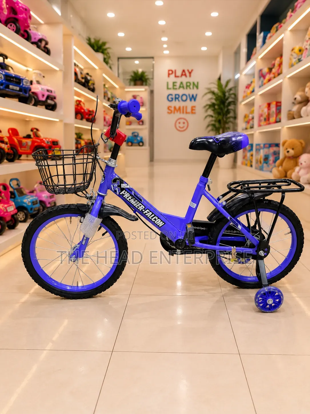 Falcon Branded Kids Bike Blue Size 16