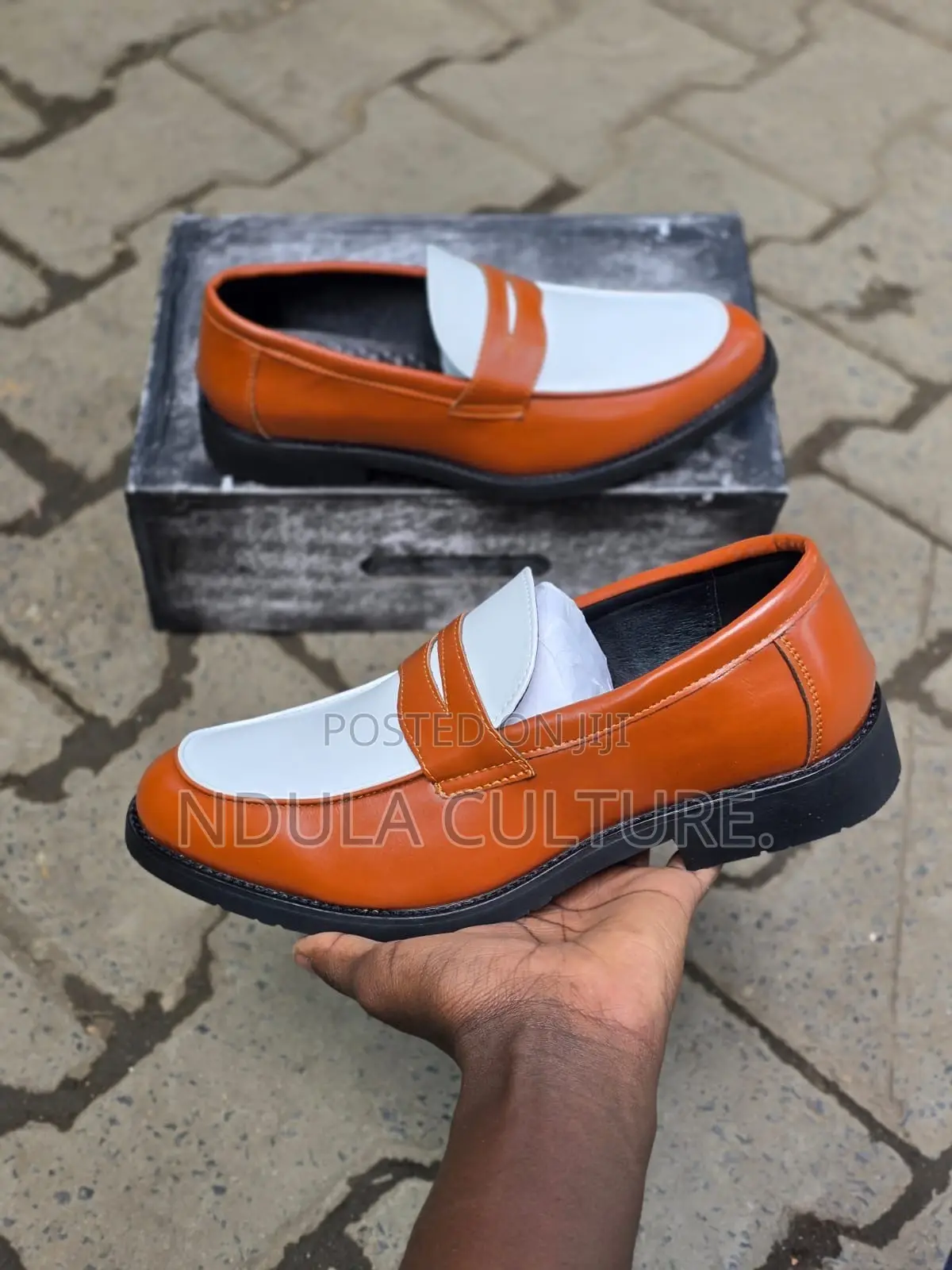 Jonathan D Two Tone Loafers