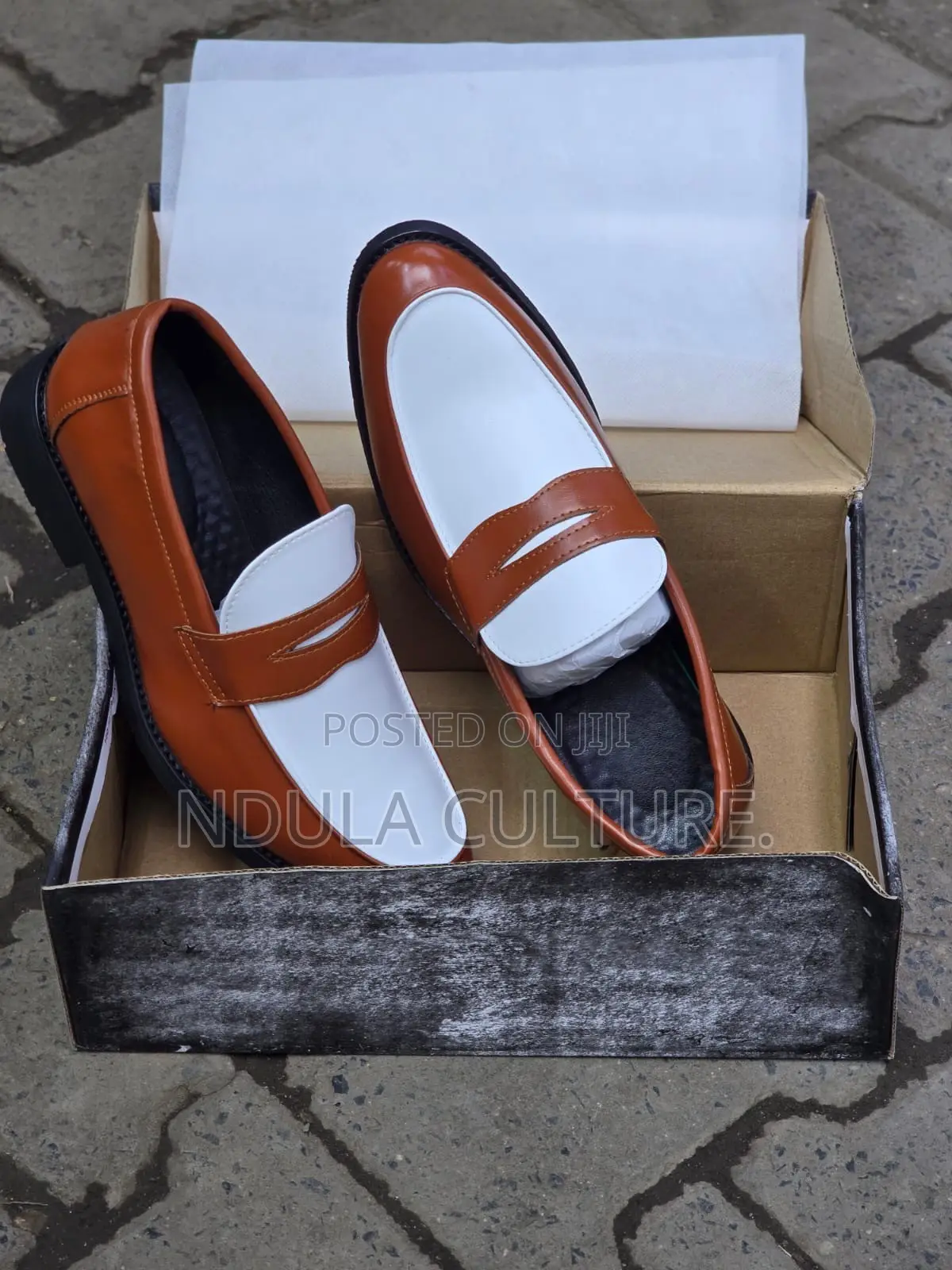 Jonathan D Two Tone Loafers