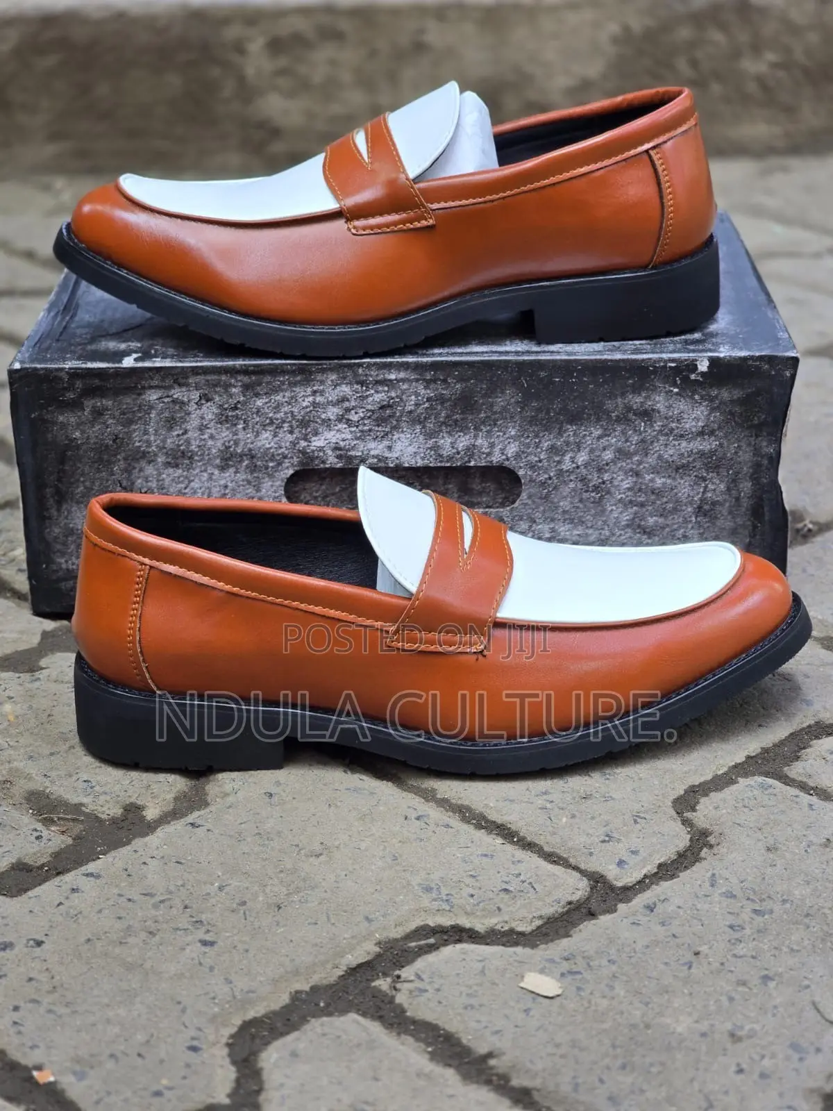 Jonathan D Two Tone Loafers
