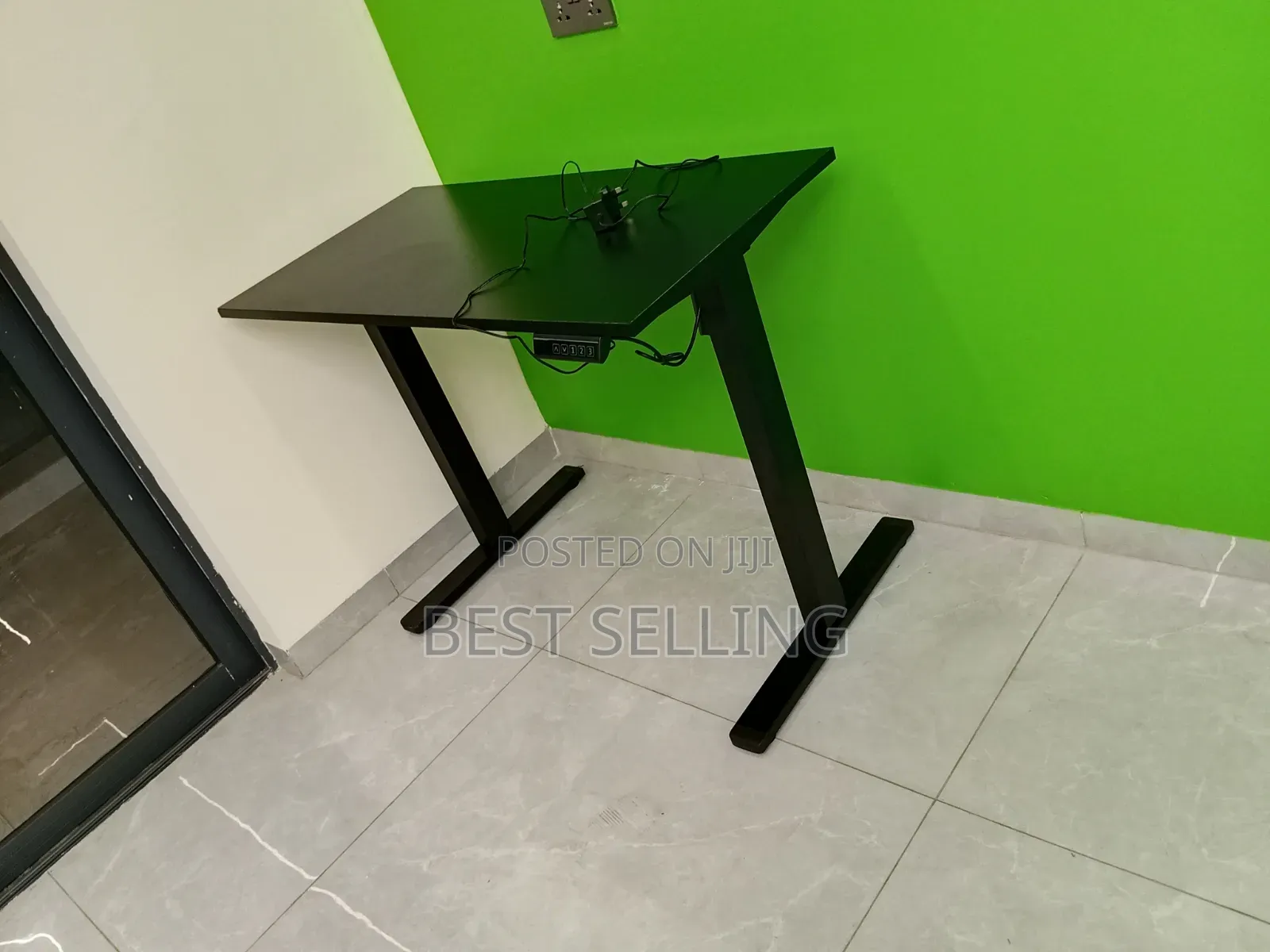 Modern 1.2 MTRS Black Adjustable Height Desk