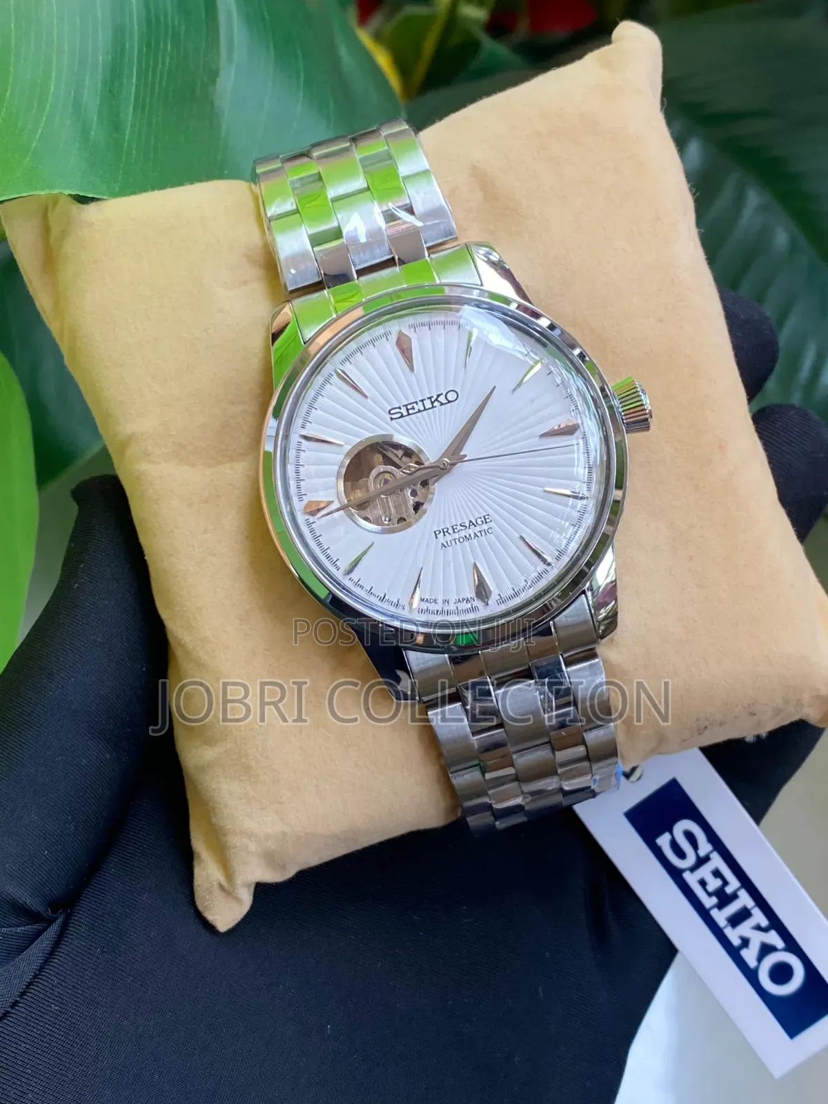 White Face Seiko Presage Stainless Steel Automatic Gents Watch
