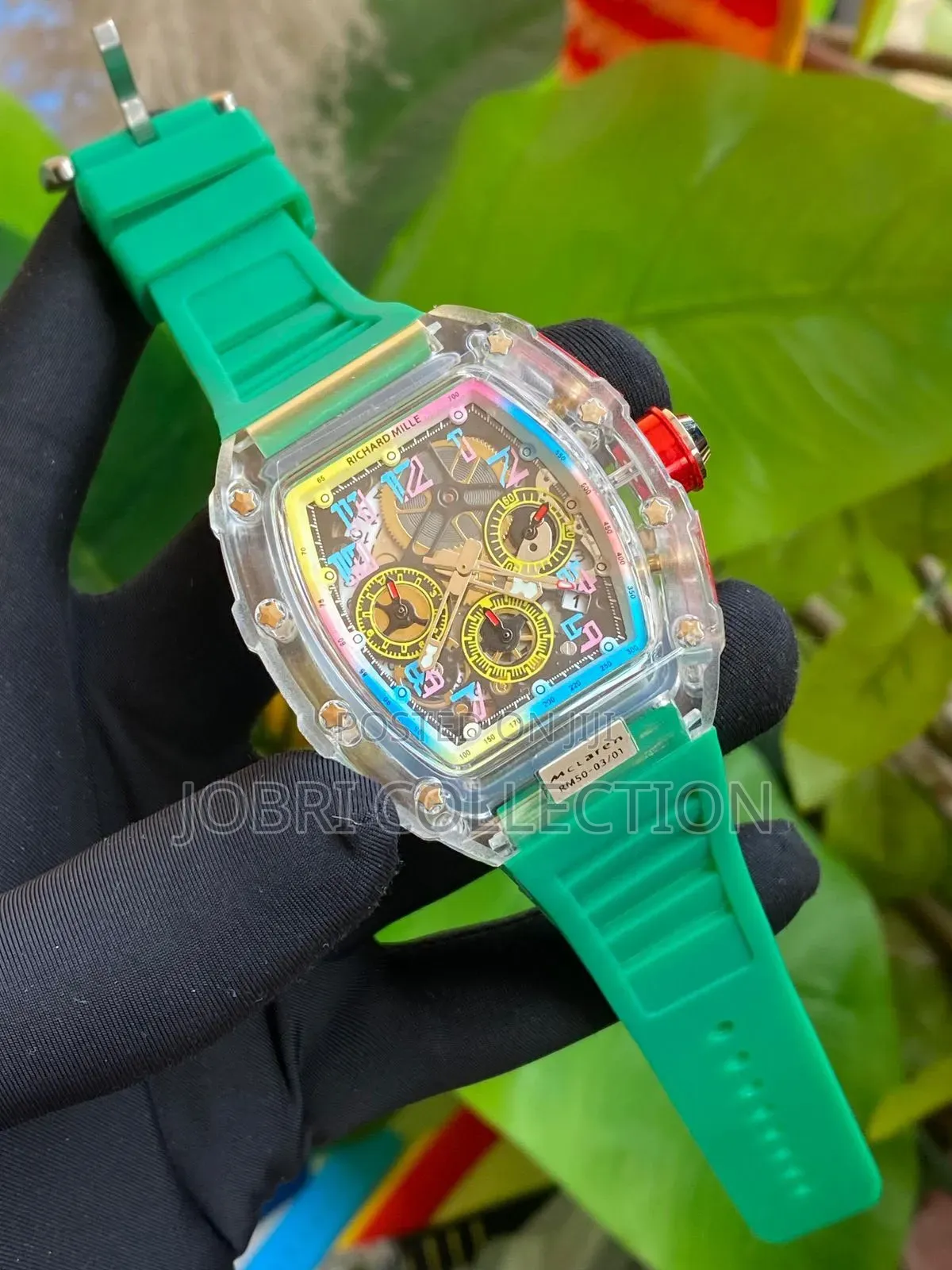 Richard Mille Rubber Strap Watch