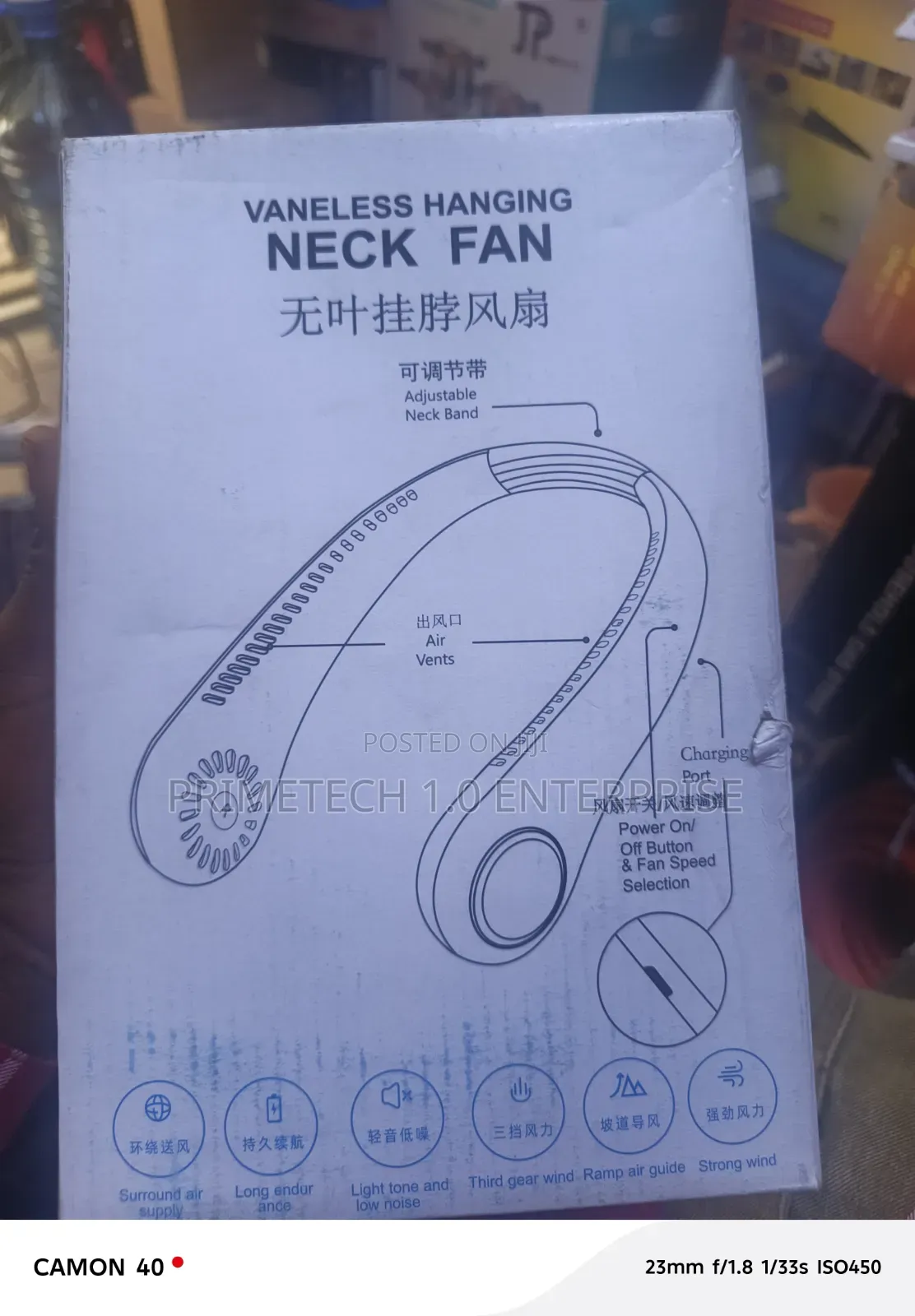 Summer Rechargeable Neck Fan