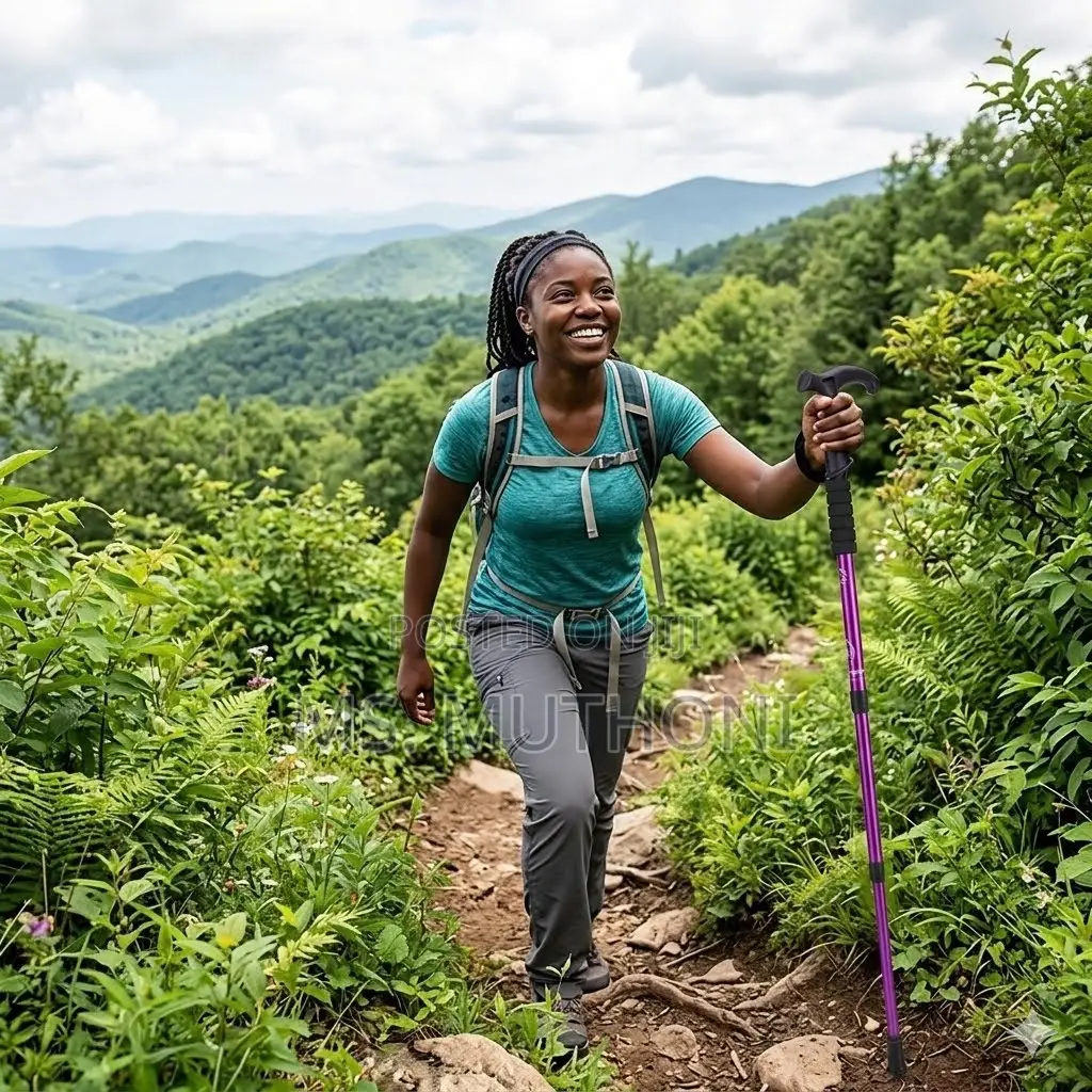 Telescopic, Multi-Section Design Trekking Stick