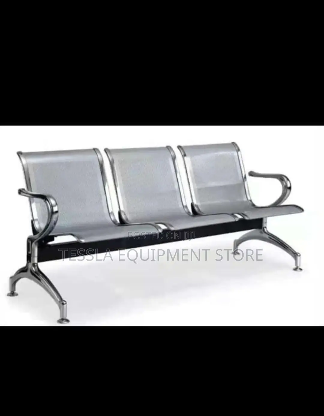 Three-Person Row Airport Bank Waiting Chair