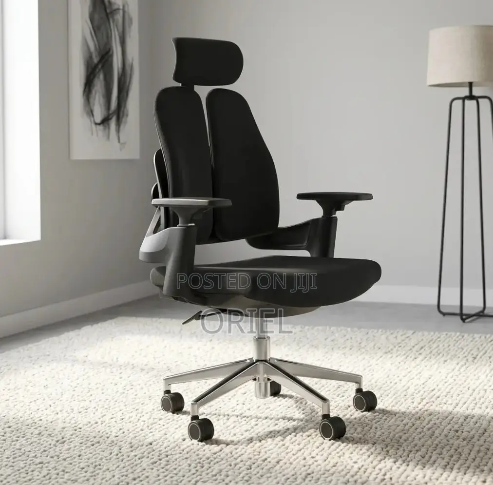 Office Chair : Double Backrest Orthopedic Office Chair